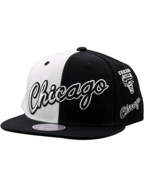 Chicago Bulls Mitchell & Ness Hardwood Classics Night & Day Snapback Hat NEW